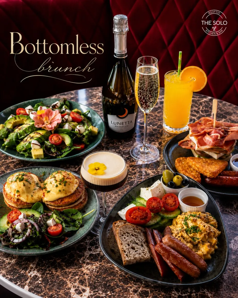 Bottomless Brunch, served Saturday and Sunday